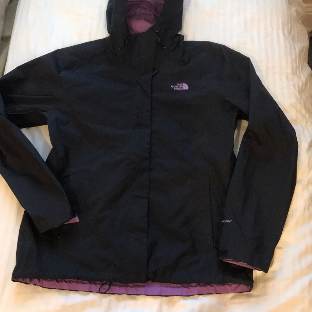 The North Face Black and Purple Women's Jacket